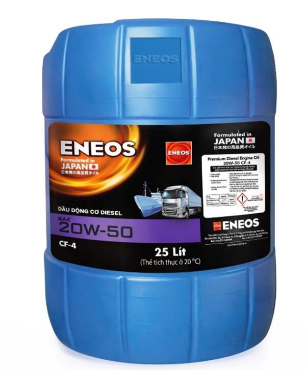 Dầu nhớt động cơ ENEOS SAE CF-4 20W50 25L